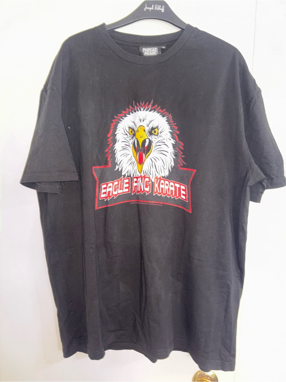 Eagle Fang Karate Black Graphic Short Sleeve Tee